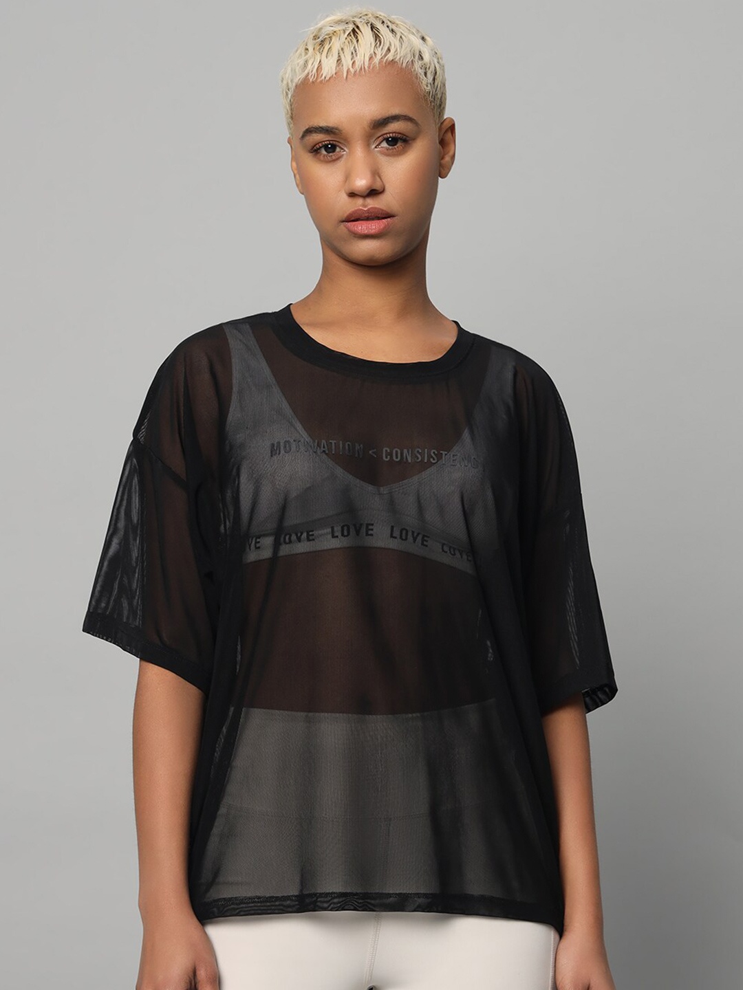 MKH Typography Printed Drop-Shoulder Sleeves Dri-FIT Relaxed Fit Sports T-shirt, Black
MKH Typography Printed Drop-Shoulder Sleeves Dri-FIT Relaxed Fit Sports T-shirt, Black