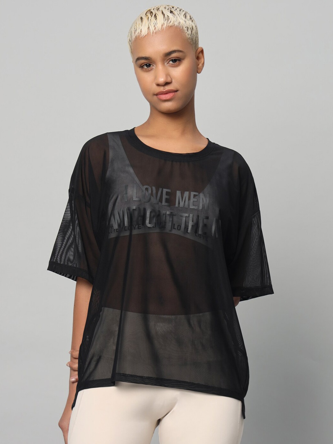 MKH Typography Printed Drop-Shoulder Sleeves Dri-FIT Relaxed Fit Sports T-shirt, Black
MKH Typography Printed Drop-Shoulder Sleeves Dri-FIT Relaxed Fit Sports T-shirt, Black