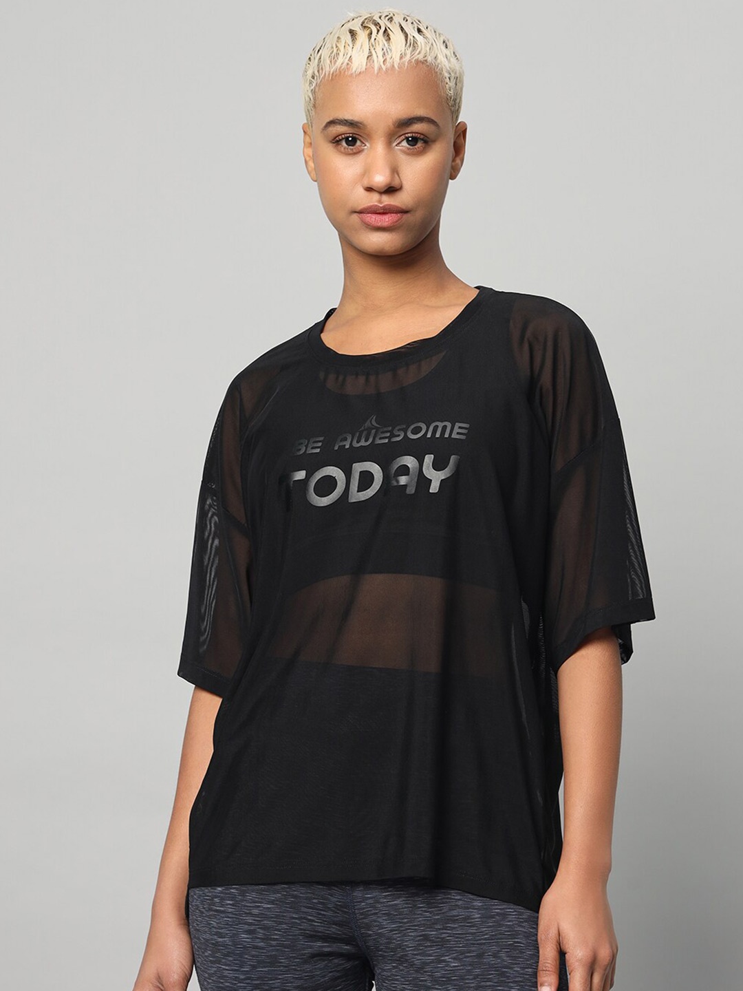 MKH Typography Printed Drop-Shoulder Sleeves Dri-FIT Relaxed Fit Sports T-shirt, Black
MKH Typography Printed Drop-Shoulder Sleeves Dri-FIT Relaxed Fit Sports T-shirt, Black