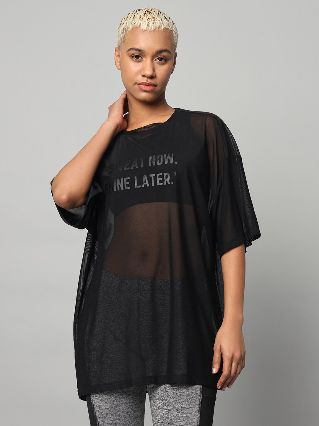 MKH Typography Drop-Shoulder Sleeves Printed Dri-FIT Relaxed Fit Sports T-shirt, Black
MKH Typography Drop-Shoulder Sleeves Printed Dri-FIT Relaxed Fit Sports T-shirt, Black