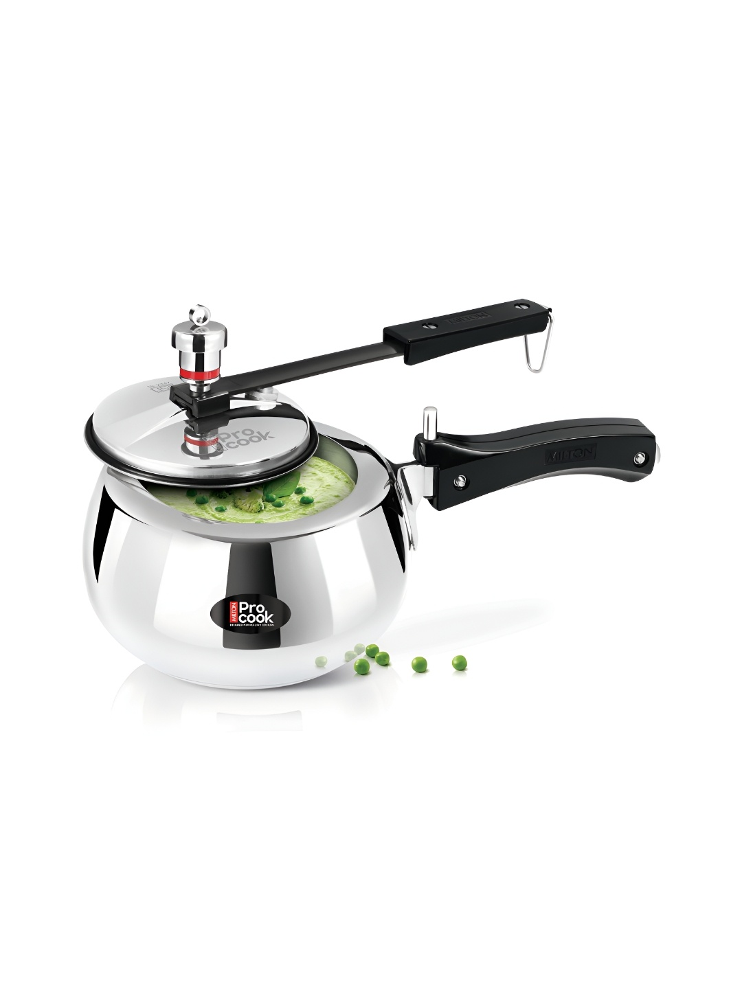 Milton Silver-Toned Pro Cook Curve Sandwich Bottom Stainless Steel Pressure Cooker - 2L
Milton Silver-Toned Pro Cook Curve Sandwich Bottom Stainless Steel Pressure Cooker - 2L
