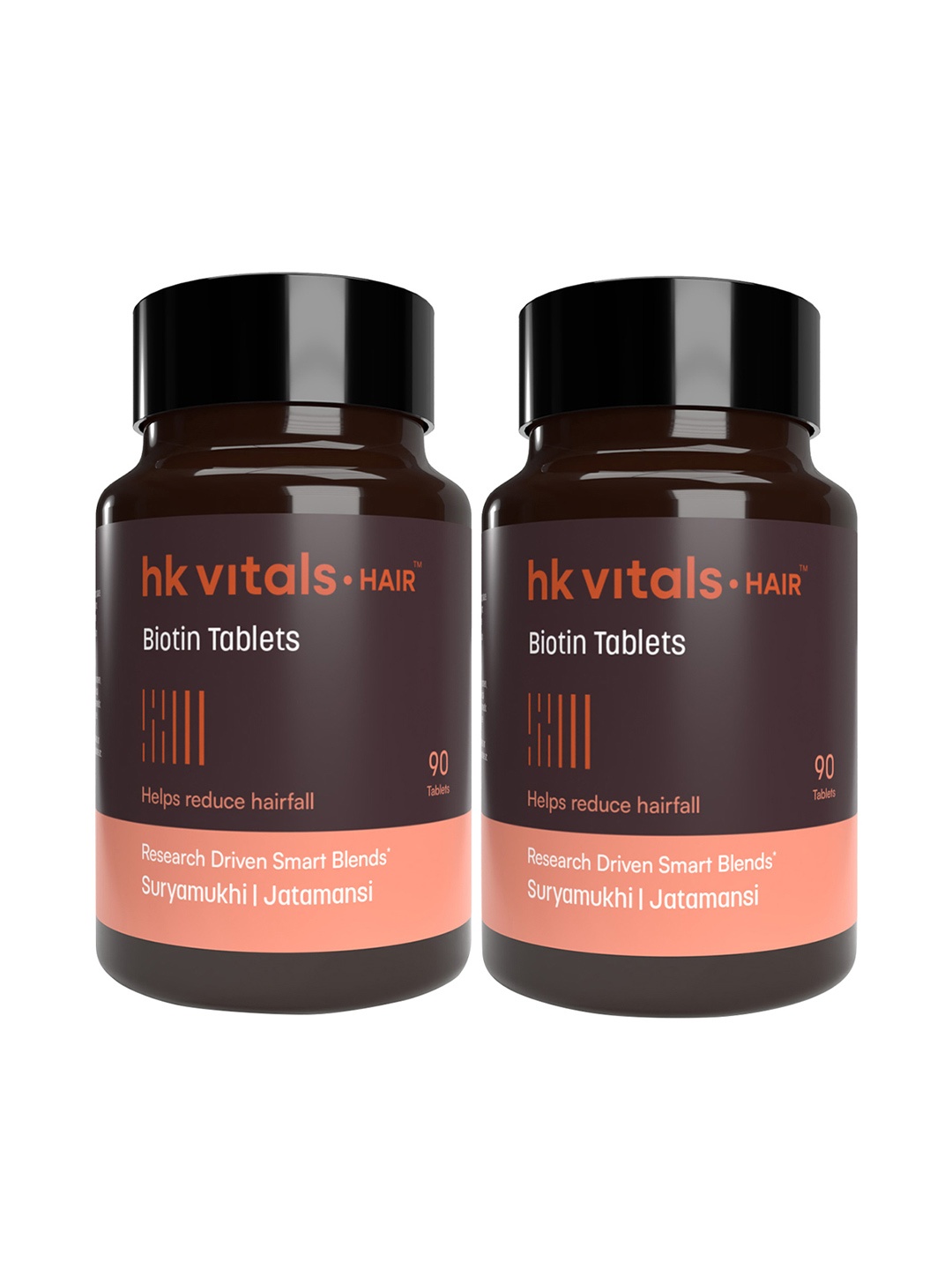 HK VITALS Set Of 2 Biotin Tablet for Strong Thick & Shiny Hairs - 90 Tablets Each, Blue
HK VITALS Set Of 2 Biotin Tablet for Strong Thick & Shiny Hairs - 90 Tablets Each, Blue
