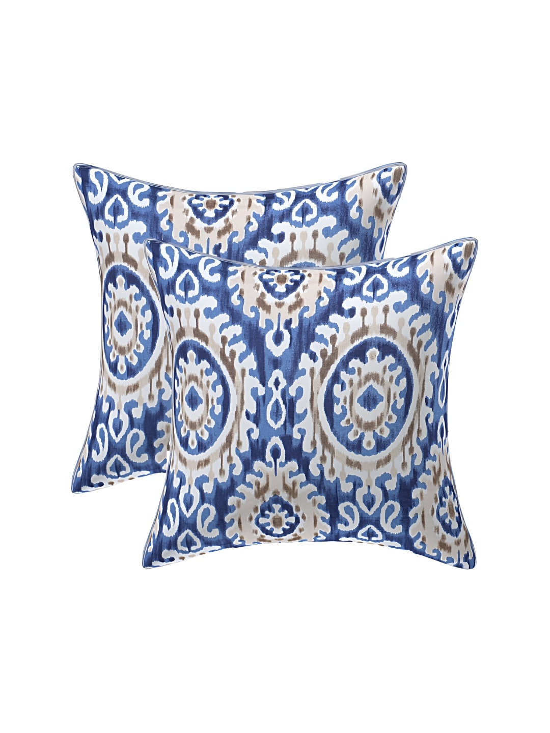 Texstylers Blue & White 2 Pieces Printed Reversible Cotton Square Cushion Covers
Texstylers Blue & White 2 Pieces Printed Reversible Cotton Square Cushion Covers