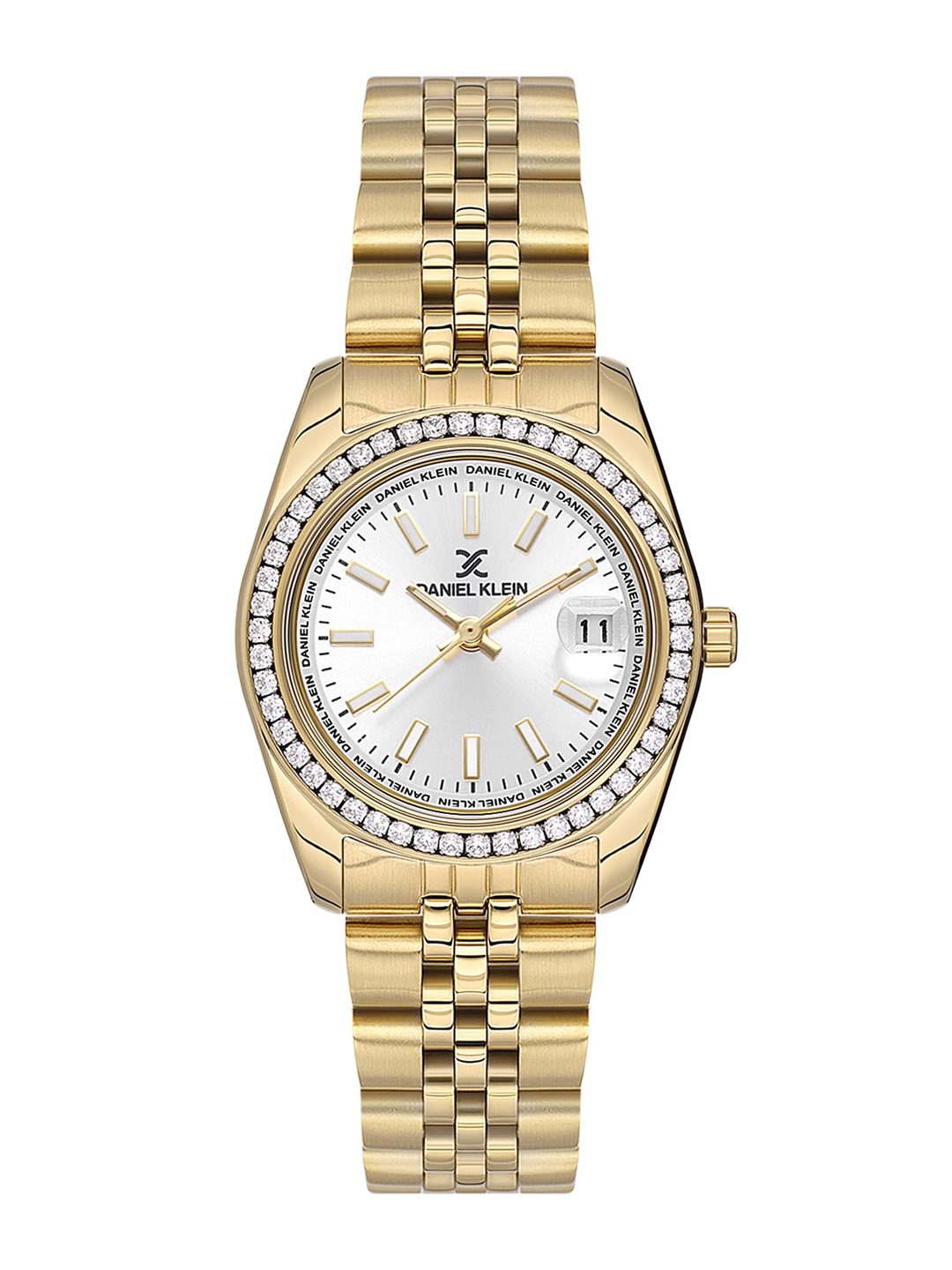 Daniel Klein Women Embellished Dial & Bracelet Style Straps Analogue Watch DK.1.13589-4, White
Daniel Klein Women Embellished Dial & Bracelet Style Straps Analogue Watch DK.1.13589-4, White