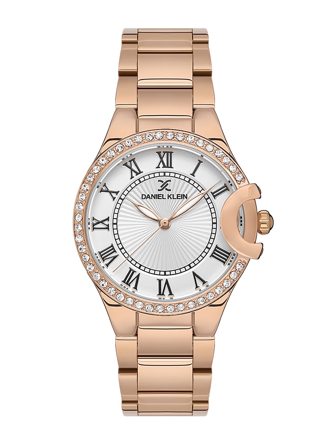 Daniel Klein Women Embellished Bracelet Style Straps Analogue Watch DK.1.13603-5, Silver
Daniel Klein Women Embellished Bracelet Style Straps Analogue Watch DK.1.13603-5, Silver