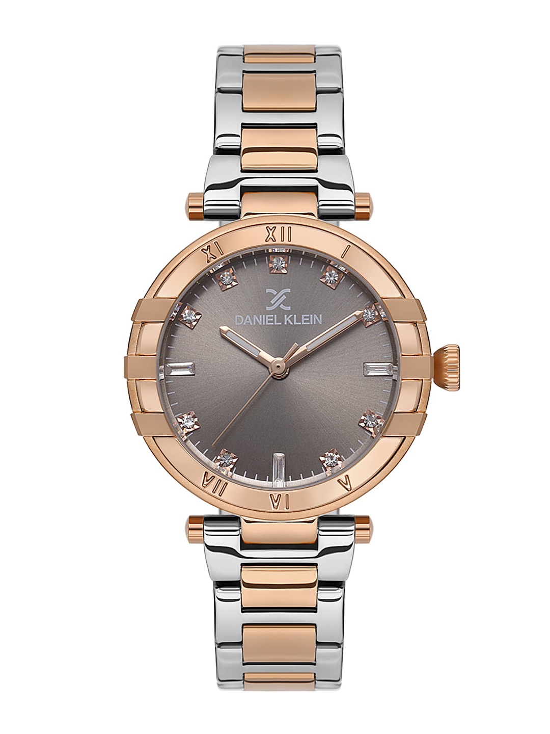 Daniel Klein Premium Women Embellished Dial & Bracelet Style Analogue Watch DK.1.13609-5, Grey
Daniel Klein Premium Women Embellished Dial & Bracelet Style Analogue Watch DK.1.13609-5, Grey