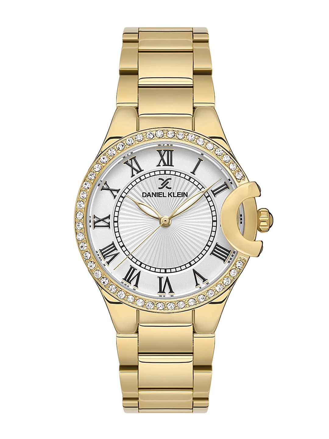 Daniel Klein Premium Women Embellished Dial & Bracelet Style Analogue Watch DK.1.13603-2, Silver
Daniel Klein Premium Women Embellished Dial & Bracelet Style Analogue Watch DK.1.13603-2, Silver