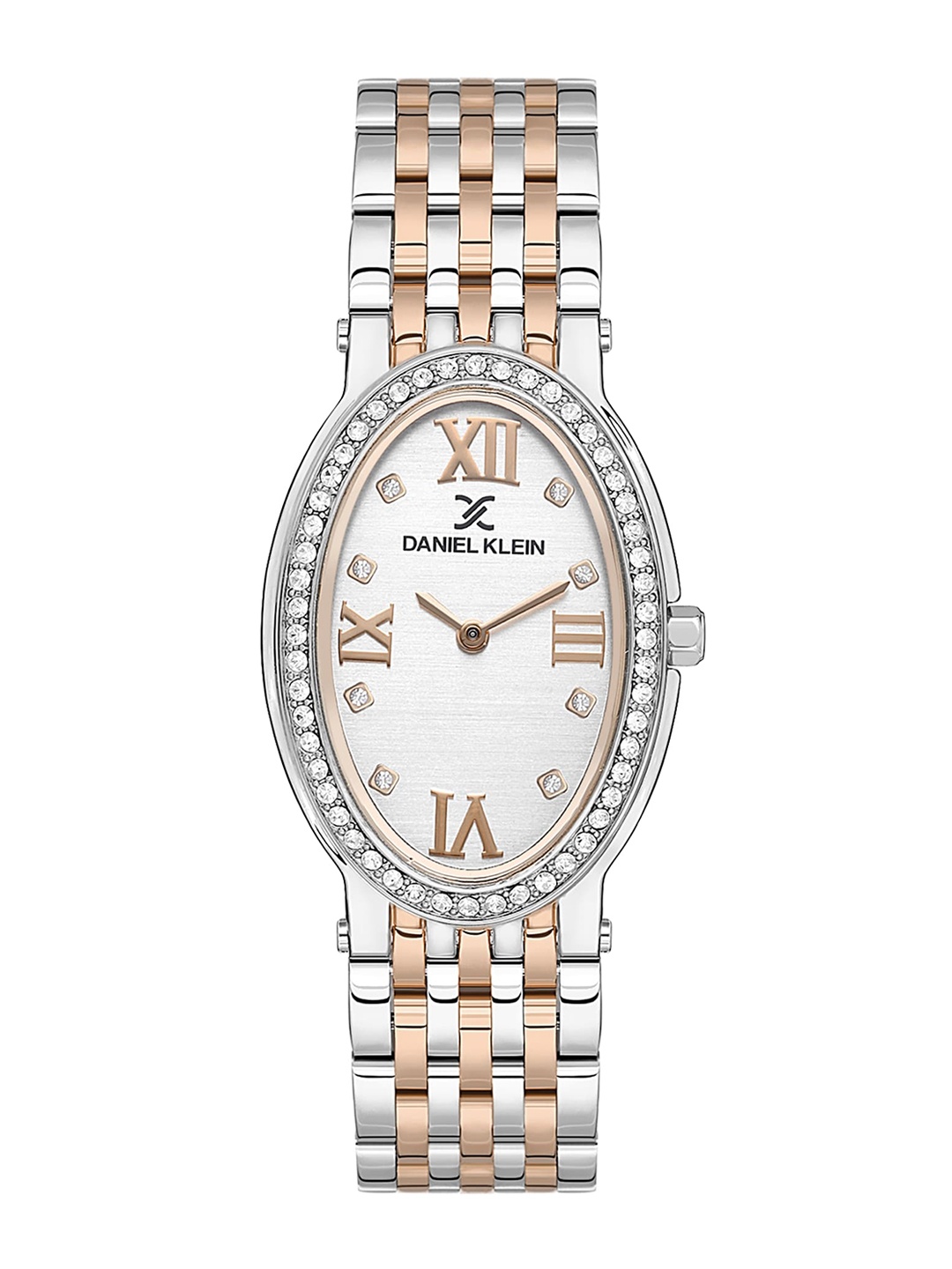 Daniel Klein Women Embellished Bracelet Style Straps Analogue Watch DK.1.13600-5, Silver
Daniel Klein Women Embellished Bracelet Style Straps Analogue Watch DK.1.13600-5, Silver