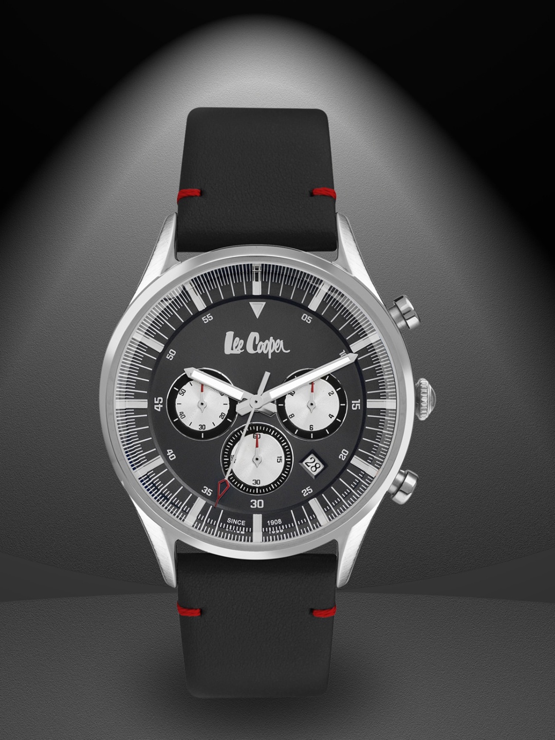 Lee Cooper Men Brass Dial & Leather Straps Analogue Chronograph Watch LC07303.351, Black
Lee Cooper Men Brass Dial & Leather Straps Analogue Chronograph Watch LC07303.351, Black