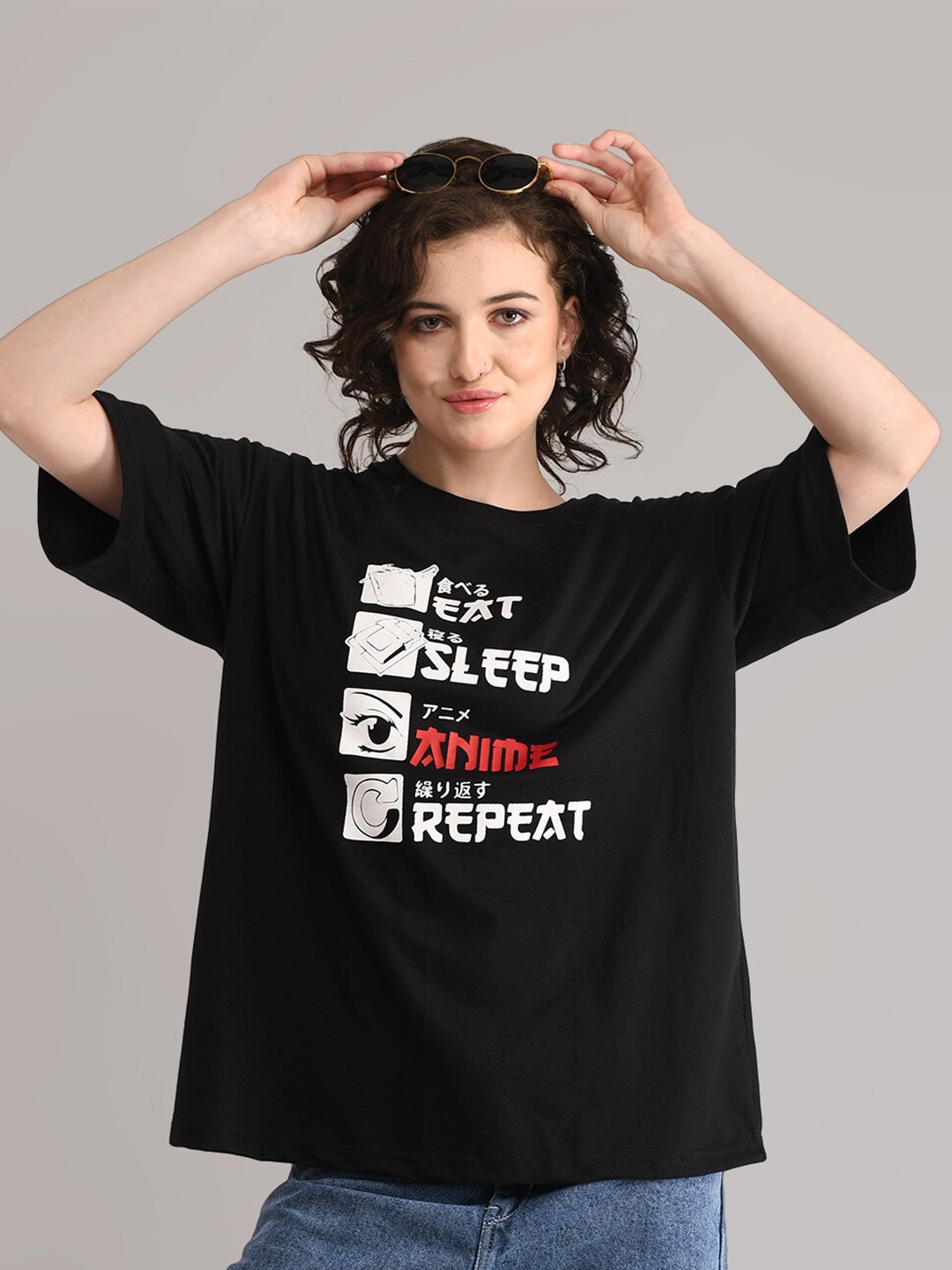 ABSOLUTE DEFENSE Typography Printed Drop-Shoulder Sleeves Oversized Pure Cotton T-shirt, Black
ABSOLUTE DEFENSE Typography Printed Drop-Shoulder Sleeves Oversized Pure Cotton T-shirt, Black