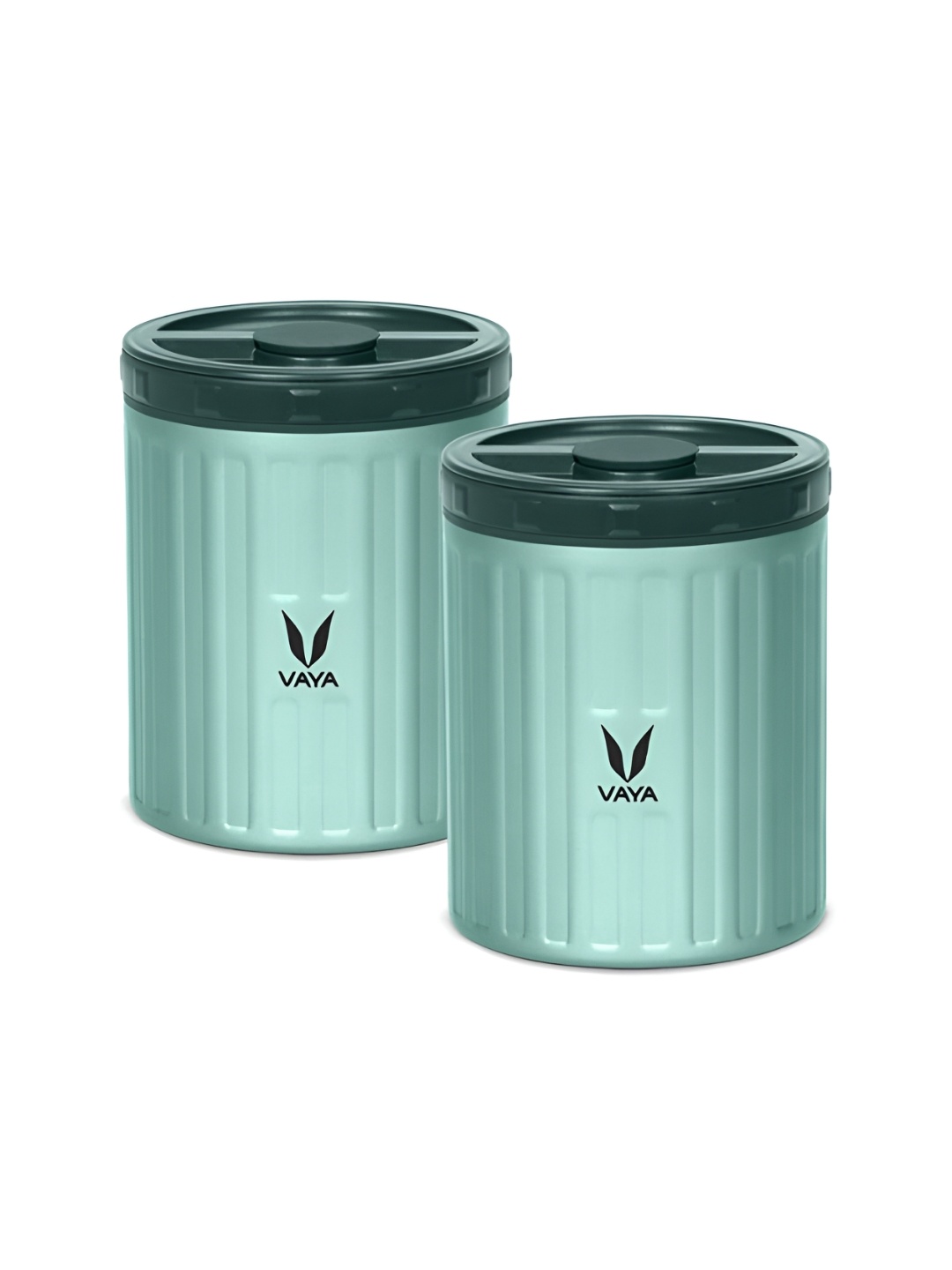 Vaya Preserve 2 Pieces Stainless Steel Vacuum Insulated Food Containers 500 ml Each, Green
Vaya Preserve 2 Pieces Stainless Steel Vacuum Insulated Food Containers 500 ml Each, Green