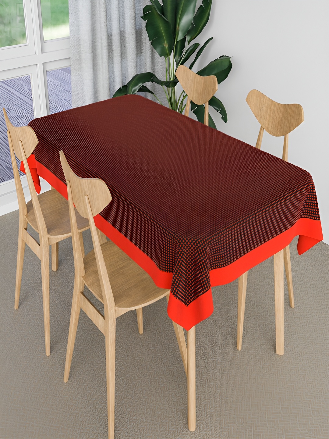 Kuber Industries Maroon & Black Geometric Printed Anti-Skid Cotton 4-Seater Table Cover
Kuber Industries Maroon & Black Geometric Printed Anti-Skid Cotton 4-Seater Table Cover