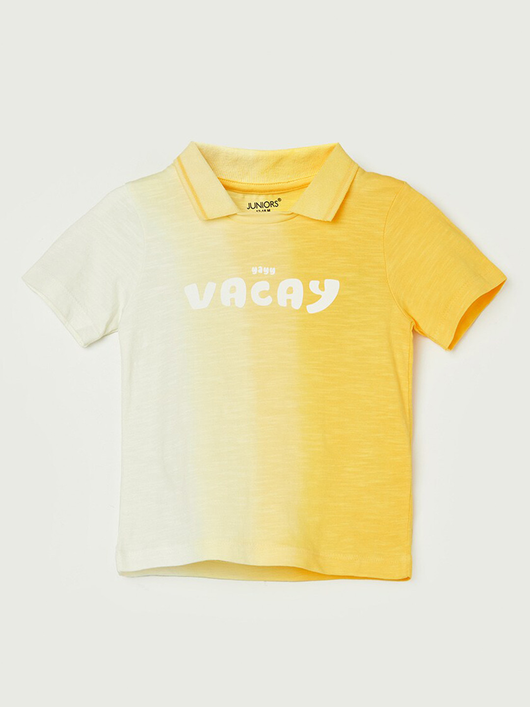 Juniors by Lifestyle Boys Ombre Dyed Pure Cotton T-shirt, Yellow
Juniors by Lifestyle Boys Ombre Dyed Pure Cotton T-shirt, Yellow