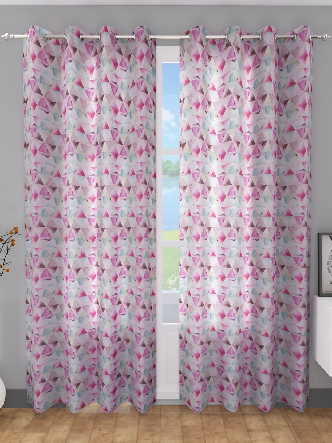 Galaxy Home Decor Purple 2 Pieces Floral Cotton Linen Room Darkening Long Door Curtains
Galaxy Home Decor Purple 2 Pieces Floral Cotton Linen Room Darkening Long Door Curtains