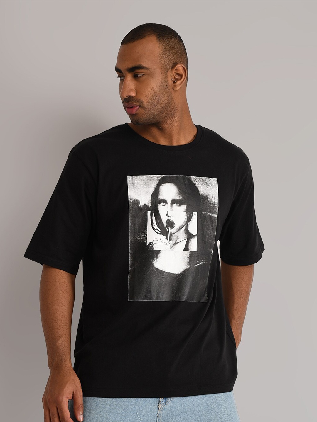 ABSOLUTE DEFENSE Graphic Printed Round Neck Pure Cotton Oversized T-shirt, Black
ABSOLUTE DEFENSE Graphic Printed Round Neck Pure Cotton Oversized T-shirt, Black