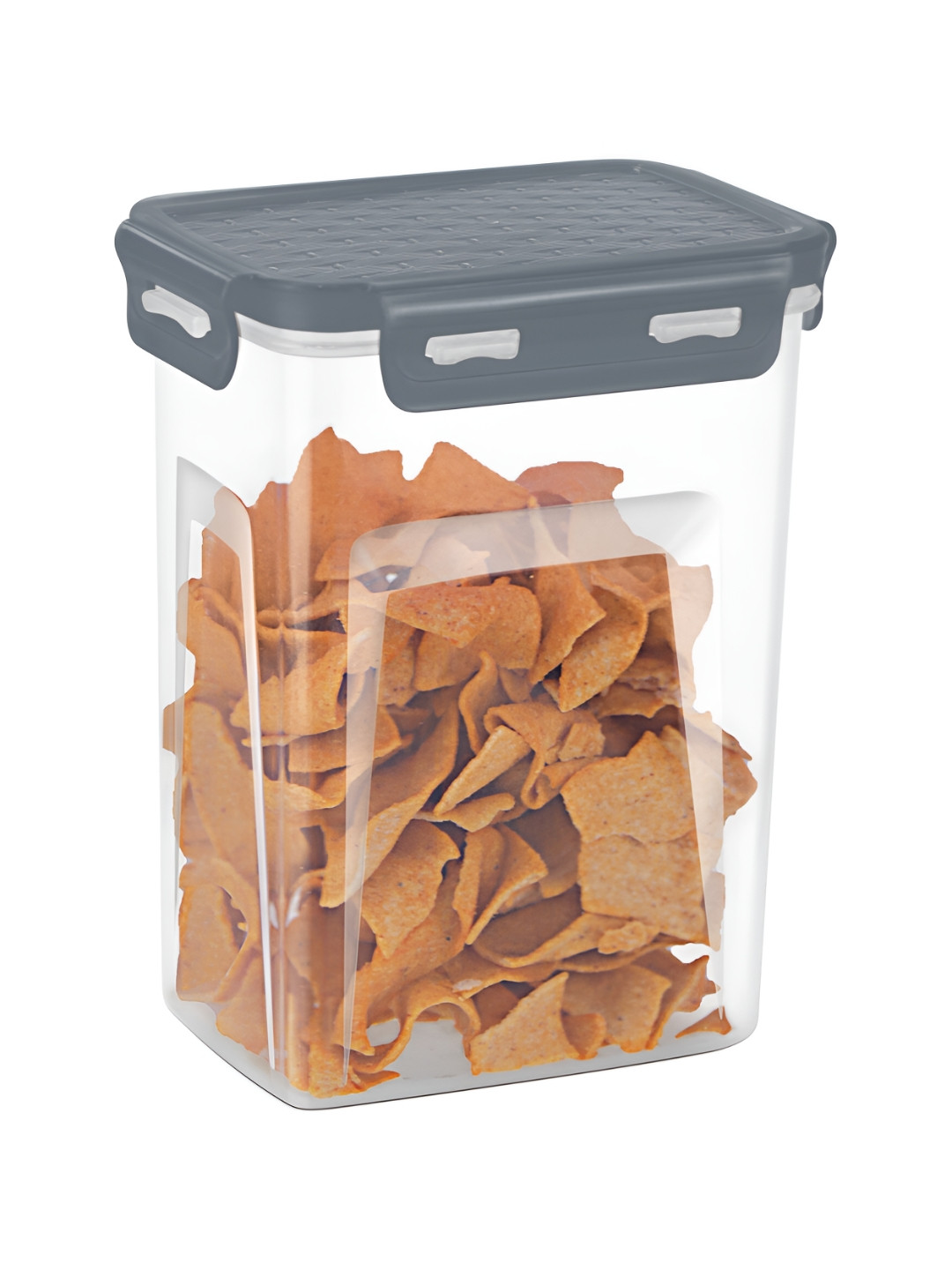 Milton Lock It Transparent & Grey Rectangular Storage Container 1.19 L 
Milton Lock It Transparent & Grey Rectangular Storage Container 1.19 L