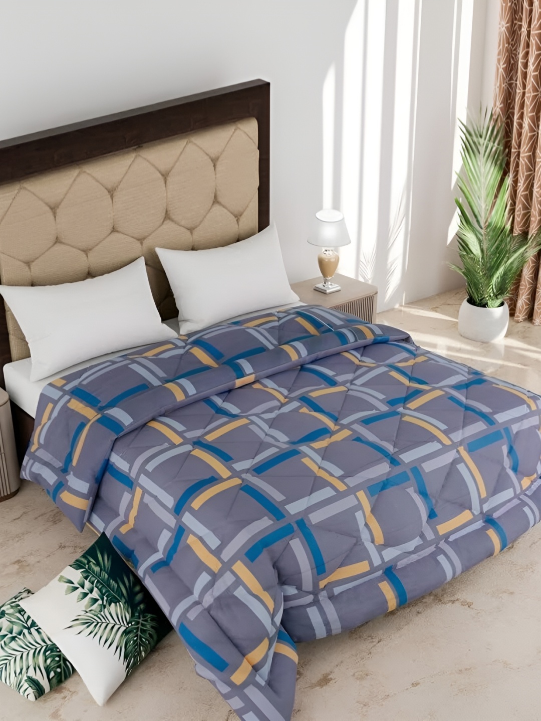 Comfowell Grey & Orange Geometric 233 GSM Cotton Heavy Winter Single Bed Quilt
Comfowell Grey & Orange Geometric 233 GSM Cotton Heavy Winter Single Bed Quilt