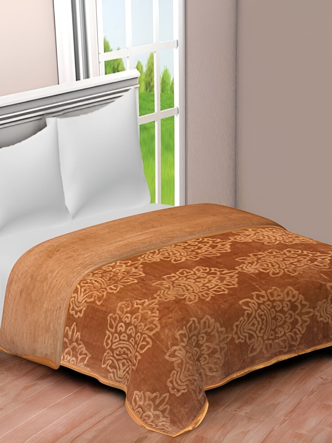 Comfowell Gold-Toned Ethnic Motifs Microfiber Heavy Winter 110 GSM Single Bed Blanket
Comfowell Gold-Toned Ethnic Motifs Microfiber Heavy Winter 110 GSM Single Bed Blanket