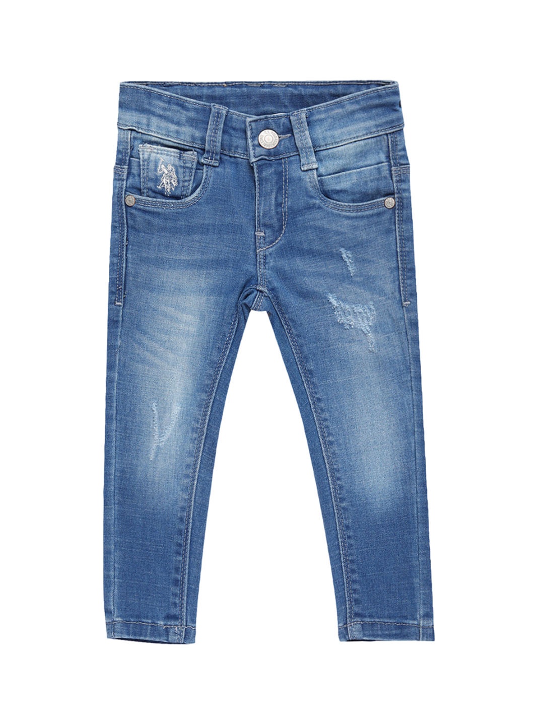 U.S. Polo Assn. Kids Boys Classic Skinny Fit Low Distress Light Fade Stretchable Jeans, Blue
U.S. Polo Assn. Kids Boys Classic Skinny Fit Low Distress Light Fade Stretchable Jeans, Blue
