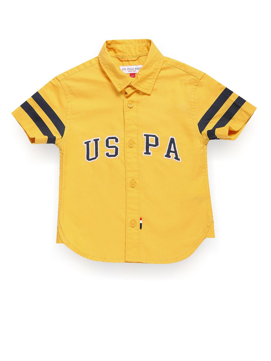 U.S. Polo Assn. Kids Boys Classic Brand Logo Pure Cotton Printed Casual Shirt, Yellow
U.S. Polo Assn. Kids Boys Classic Brand Logo Pure Cotton Printed Casual Shirt, Yellow