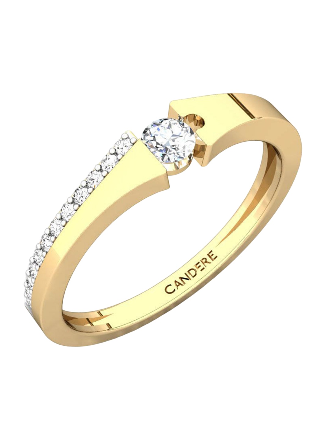 CANDERE A KALYAN JEWELLERS COMPANY BIS Hallmark 14KT Gold Diamond Finger Ring-1.63gm
CANDERE A KALYAN JEWELLERS COMPANY BIS Hallmark 14KT Gold Diamond Finger Ring-1.63gm