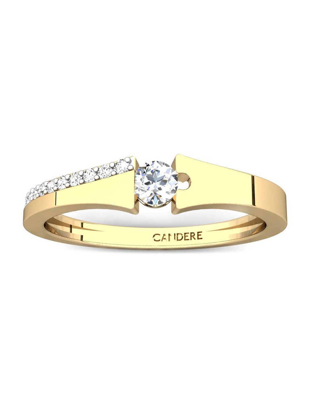 CANDERE A KALYAN JEWELLERS COMPANY BIS Hallmark 18KT Gold Diamond Finger Ring-2.32gm
CANDERE A KALYAN JEWELLERS COMPANY BIS Hallmark 18KT Gold Diamond Finger Ring-2.32gm