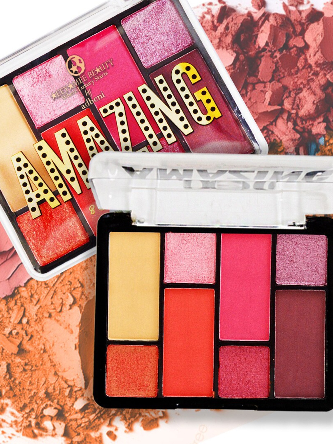 Adbeni Amazing 8-In-1 Eyeshadow Palette With Seamless Blending - 10g - Shade 02, Orange
Adbeni Amazing 8-In-1 Eyeshadow Palette With Seamless Blending - 10g - Shade 02, Orange