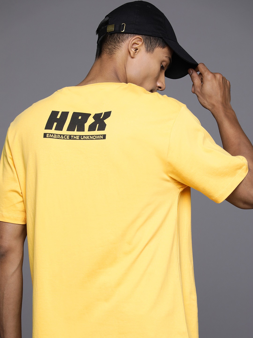 HRX by Hrithik Roshan Men Brand Logo Printed Relaxed Fit Pure Cotton T-shirt, Yellow
HRX by Hrithik Roshan Men Brand Logo Printed Relaxed Fit Pure Cotton T-shirt, Yellow