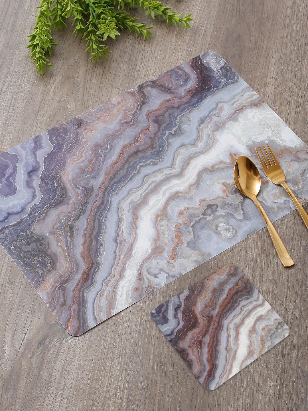 DREAM WEAVERZ Grey & Brown 12 Pieces HD Printed Rectangle Table Placemats
DREAM WEAVERZ Grey & Brown 12 Pieces HD Printed Rectangle Table Placemats