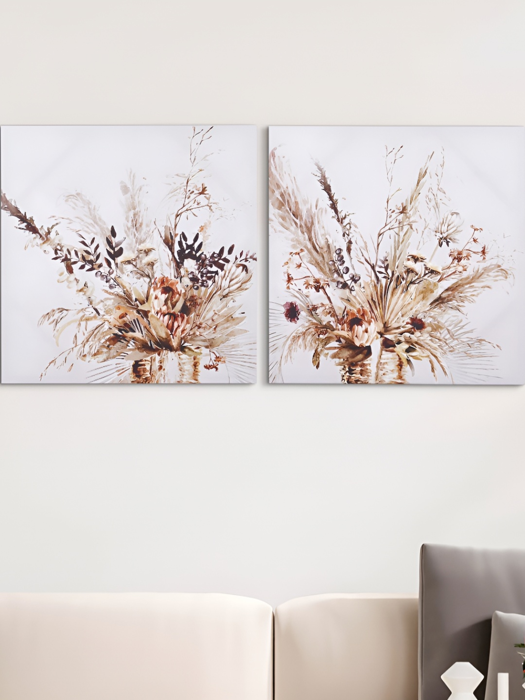 Home Centre Corsica Brezza White & Brown 2 Pieces Canvas Floral & Botanical Wall Arts
Home Centre Corsica Brezza White & Brown 2 Pieces Canvas Floral & Botanical Wall Arts