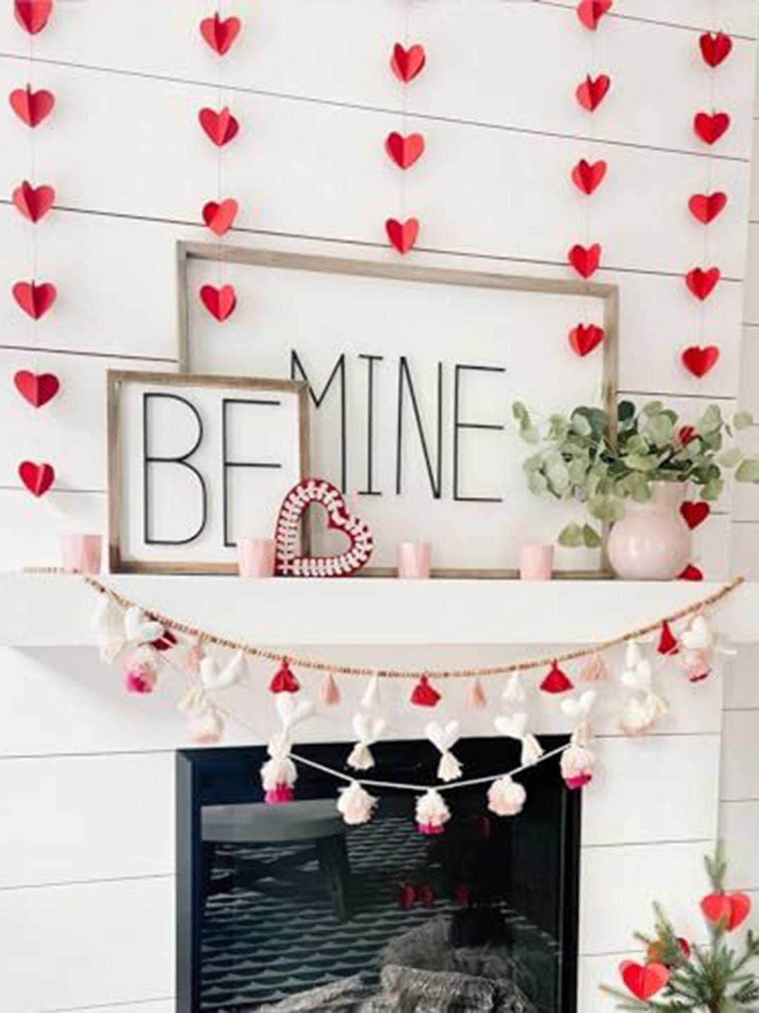 Special You Red 8-Pcs 3D Heart Festive Decor