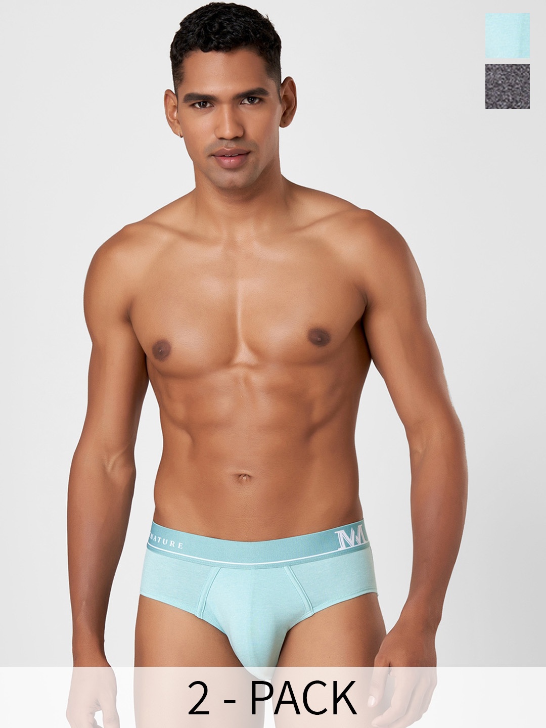 Macroman M-Series Signature Collection By Rohit Bal Pack of 2 Basic Briefs 8903978418506, Blue
Macroman M-Series Signature Collection By Rohit Bal Pack of 2 Basic Briefs 8903978418506, Blue