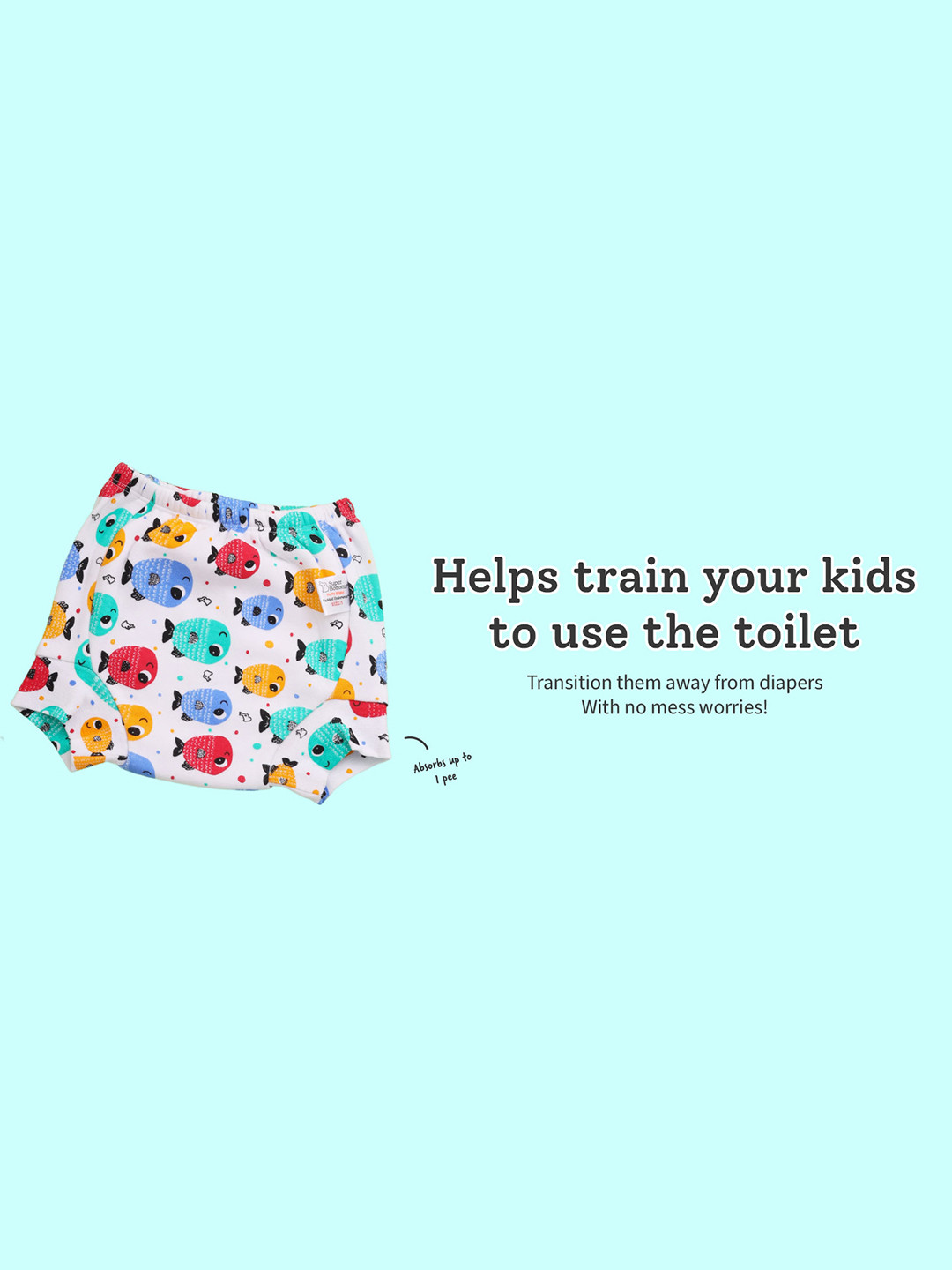 SuperBottoms Set Of 12 Padded Underwear, Purple
SuperBottoms Set Of 12 Padded Underwear, Purple