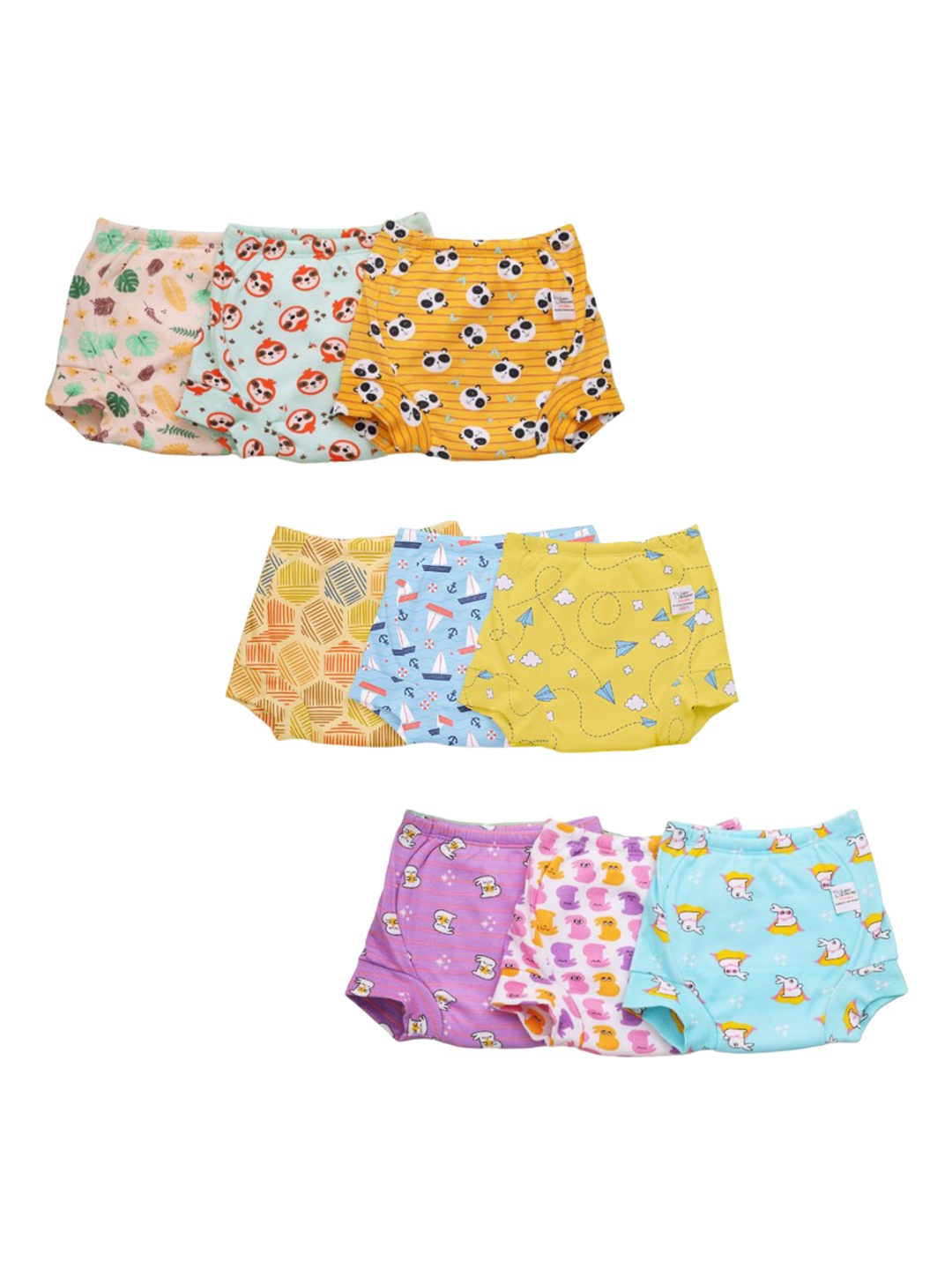 SuperBottoms Set Of 9 Super DryFeel Layer Pure Cotton Padded Potty Training Underwear, Blue
SuperBottoms Set Of 9 Super DryFeel Layer Pure Cotton Padded Potty Training Underwear, Blue