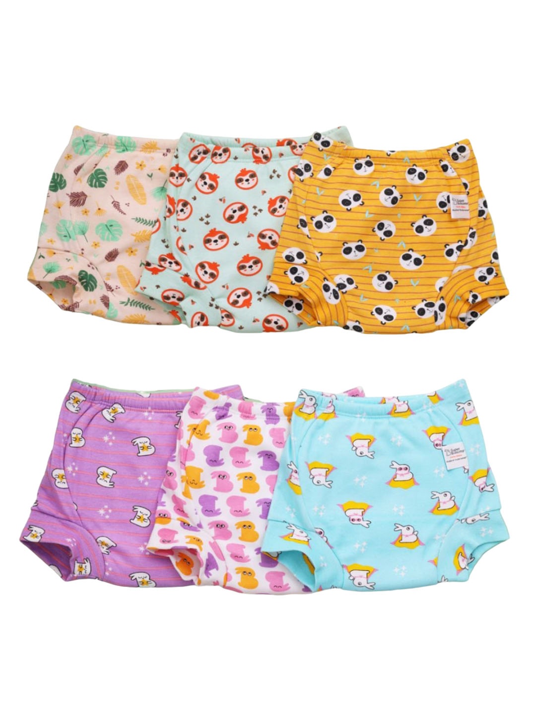 SuperBottoms Set Of 6 Super DryFeel Layer Pure Cotton Padded Potty Training Underwear, Blue
SuperBottoms Set Of 6 Super DryFeel Layer Pure Cotton Padded Potty Training Underwear, Blue