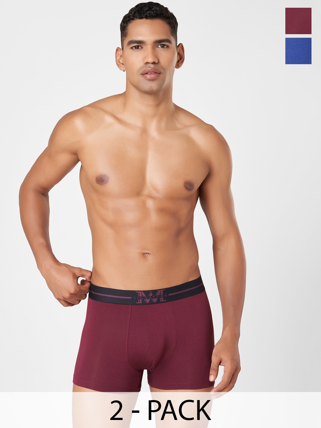 Macroman M-Series MW Signature Collection By Rohit Bal Pack Of 2 Trunks 8905284075169, Blue
Macroman M-Series MW Signature Collection By Rohit Bal Pack Of 2 Trunks 8905284075169, Blue