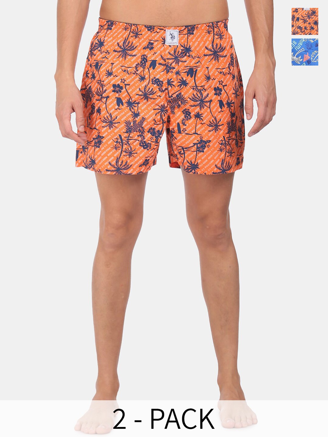 U.S. Polo Assn. Men Pack Of 2 Conversational Printed Cotton Boxers 17730098-1-15246456, Orange
U.S. Polo Assn. Men Pack Of 2 Conversational Printed Cotton Boxers 17730098-1-15246456, Orange