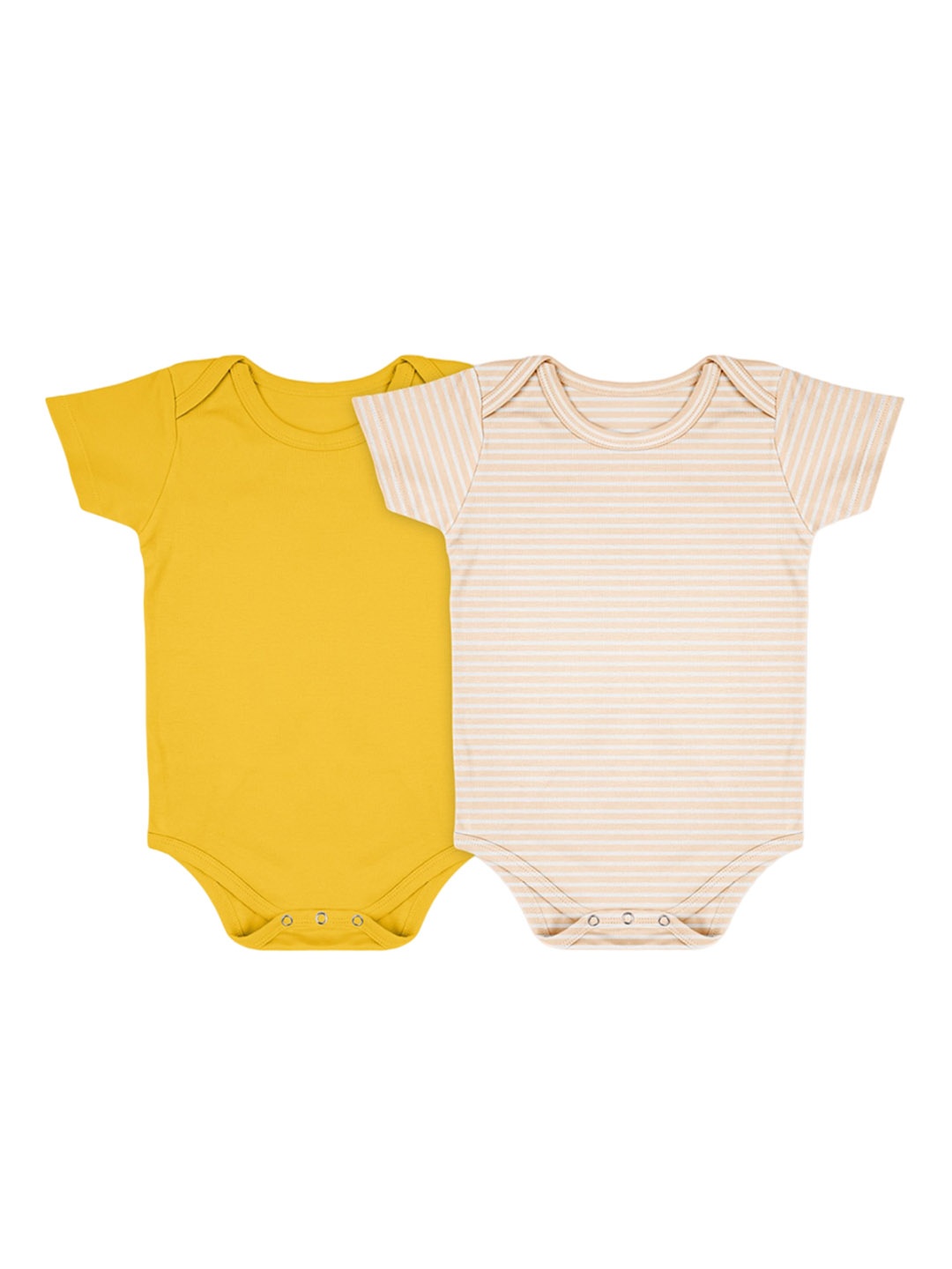 Moms Home Baby Onesie Infants Pack Of 2 Pure Cotton Baby Half Sleeves Bodysuit, Yellow
Moms Home Baby Onesie Infants Pack Of 2 Pure Cotton Baby Half Sleeves Bodysuit, Yellow