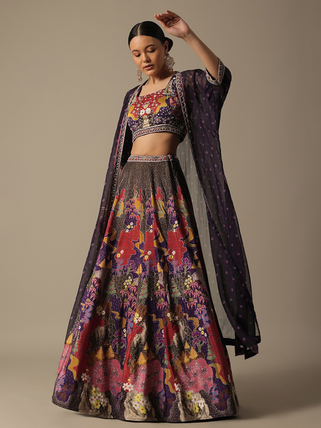 KALKI Fashion Embroidered Thread Work Ready to Wear Lehenga & Blouse With Jacket, Purple
KALKI Fashion Embroidered Thread Work Ready to Wear Lehenga & Blouse With Jacket, Purple