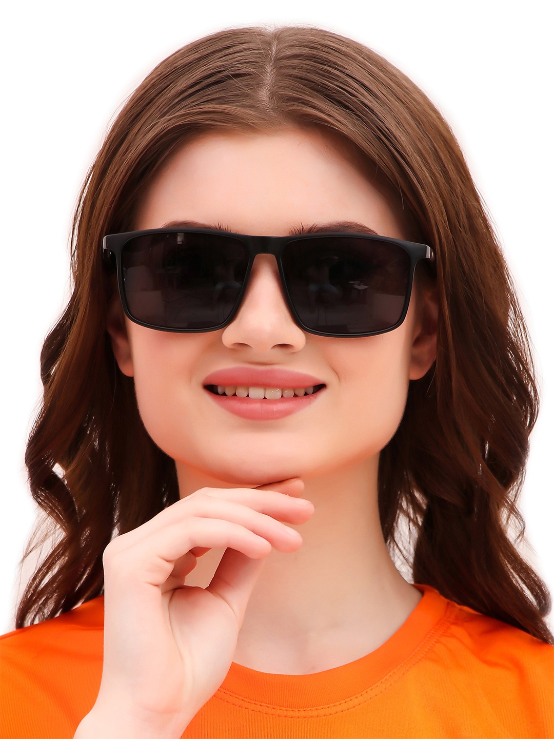 HASHTAG EYEWEAR Unisex Square Sunglass With Polarised & UV Protected Lens, Black
HASHTAG EYEWEAR Unisex Square Sunglass With Polarised & UV Protected Lens, Black