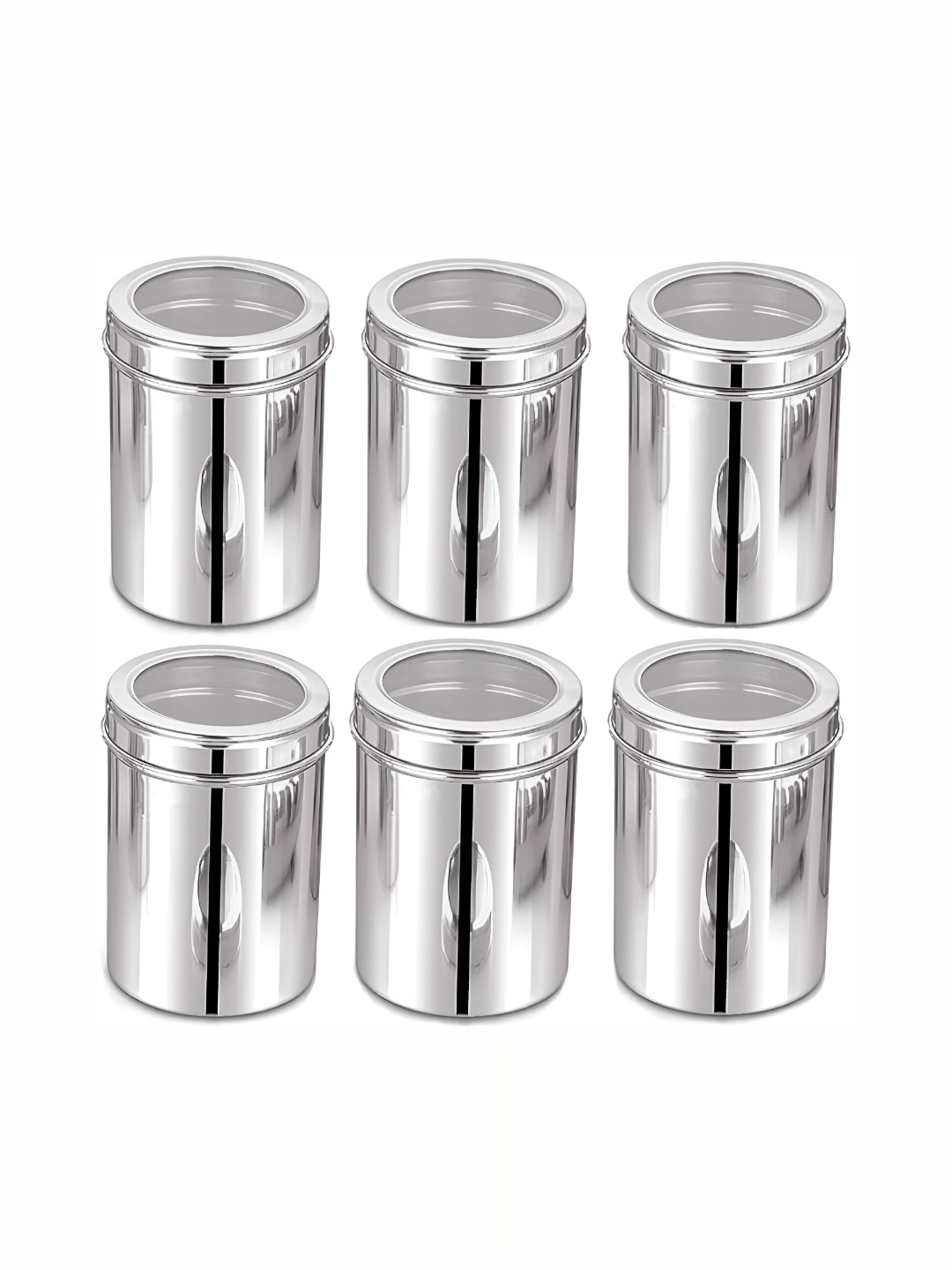 STEEPLE Silver-Toned 6 Pieces Stainless Steel Dishwasher Safe Food Containers 1L Each
STEEPLE Silver-Toned 6 Pieces Stainless Steel Dishwasher Safe Food Containers 1L Each
