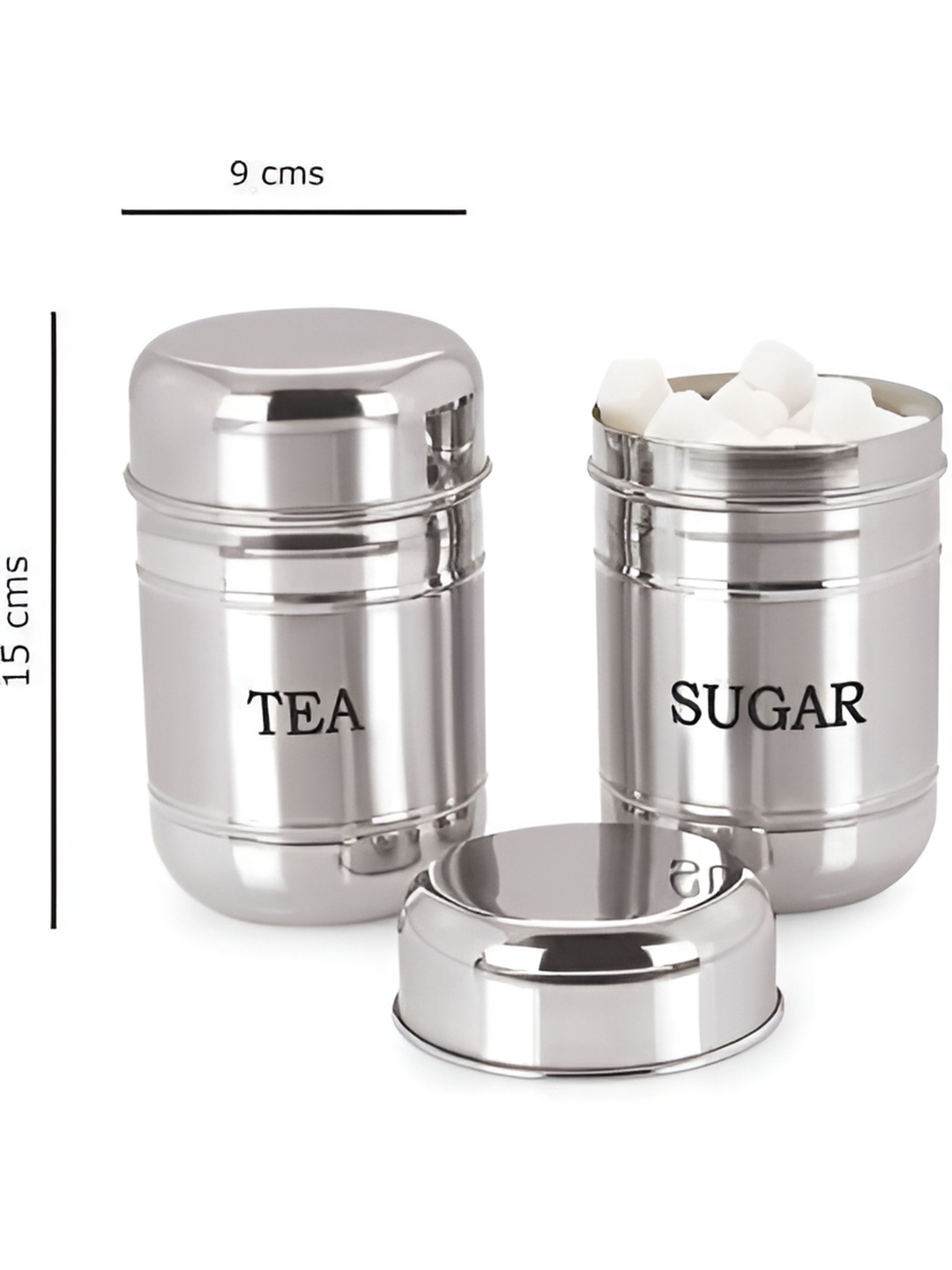 STEEPLE Silver-Toned 2 Pieces Stainless Steel Dishwasher Safe Food Containers 700 ml Each
STEEPLE Silver-Toned 2 Pieces Stainless Steel Dishwasher Safe Food Containers 700 ml Each