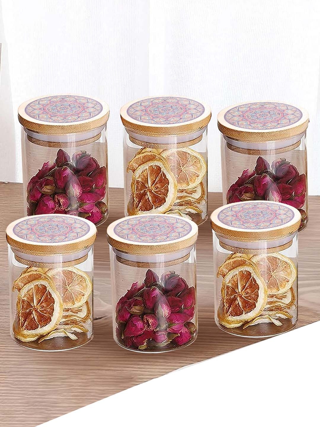 Ekhasa Transparent & Brown 6 Pieces Glass Dishwasher Safe Food Containers 300ml Each
Ekhasa Transparent & Brown 6 Pieces Glass Dishwasher Safe Food Containers 300ml Each