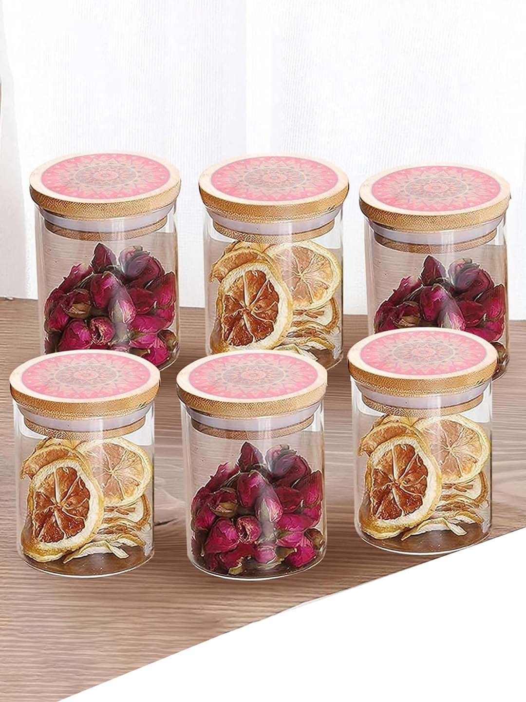 Ekhasa Transparent & Brown 6 Pieces Glass Dishwasher Safe Food Containers 300ml Each
Ekhasa Transparent & Brown 6 Pieces Glass Dishwasher Safe Food Containers 300ml Each