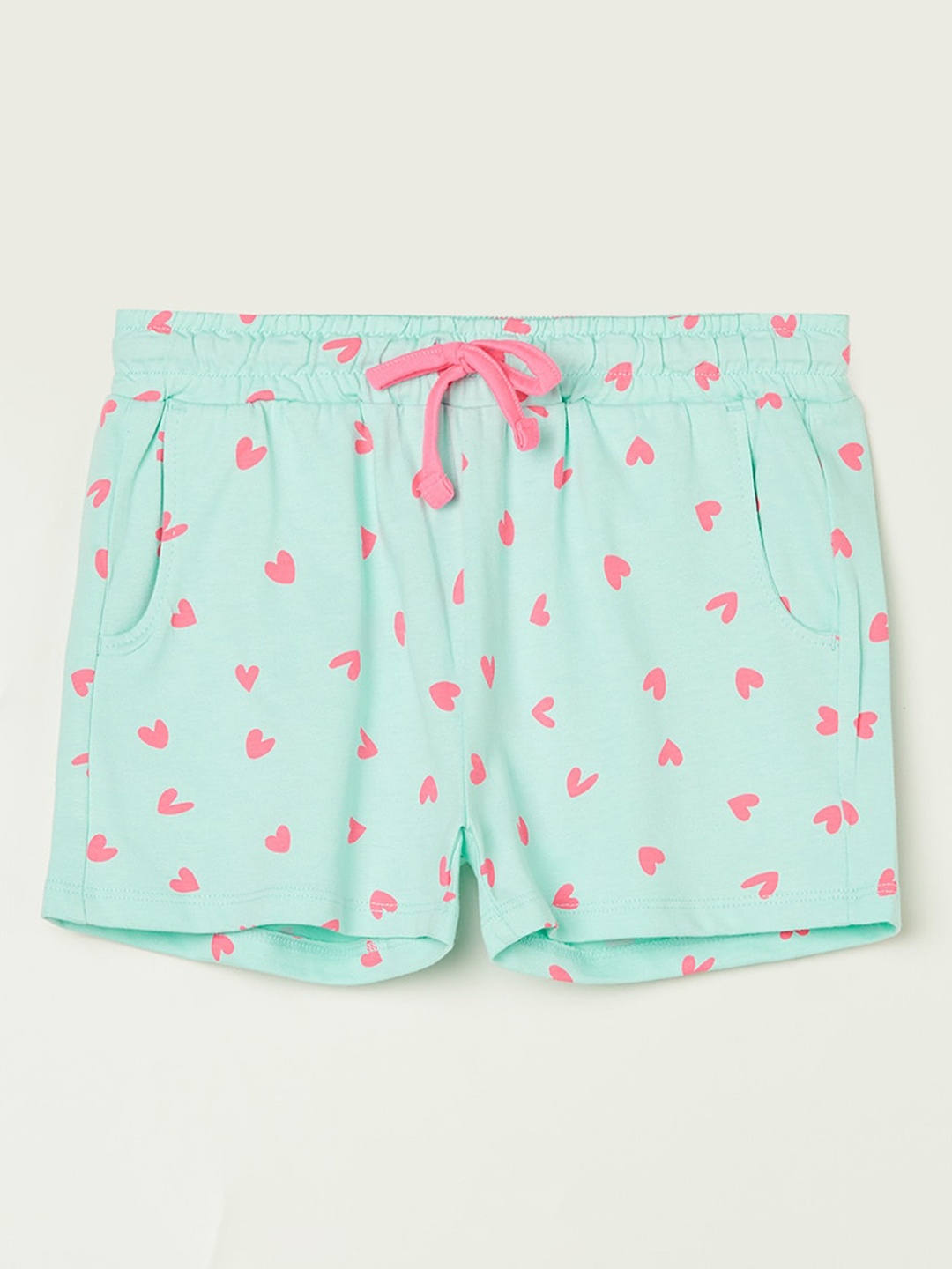 Fame Forever by Lifestyle Girls Geometric Printed Mid-Rise Cotton Regular Shorts, Green
Fame Forever by Lifestyle Girls Geometric Printed Mid-Rise Cotton Regular Shorts, Green