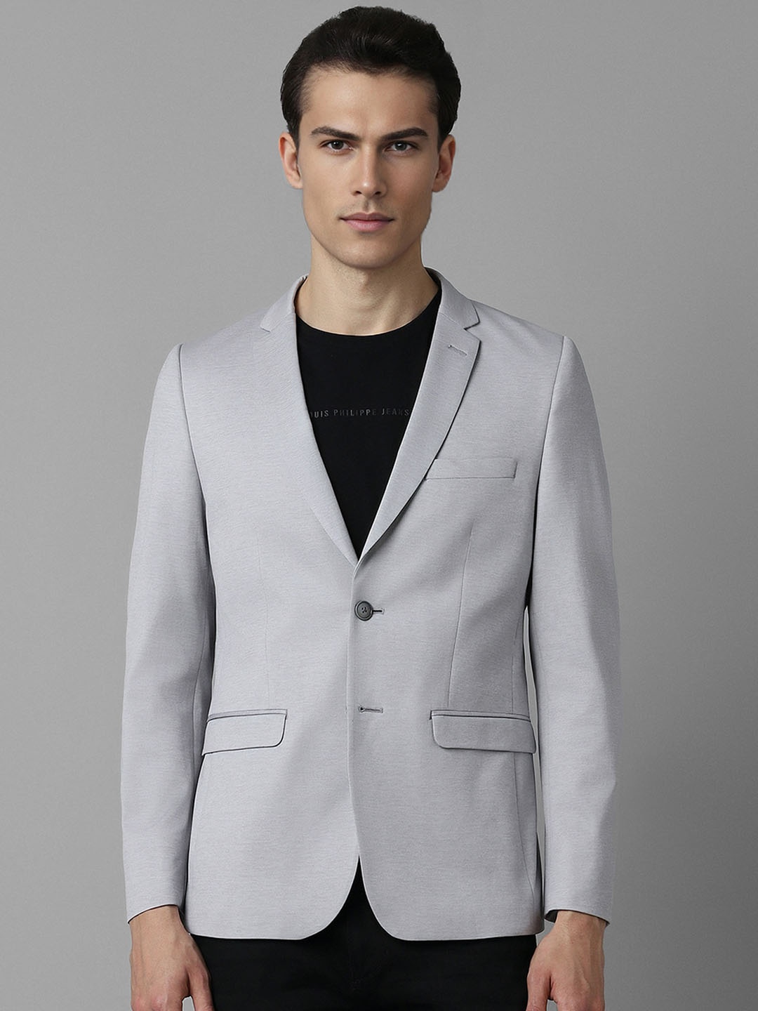 Louis Philippe Sport Pure Cotton Single Breasted Super Slim Fit Textured Casual Blazer, Grey
Louis Philippe Sport Pure Cotton Single Breasted Super Slim Fit Textured Casual Blazer, Grey