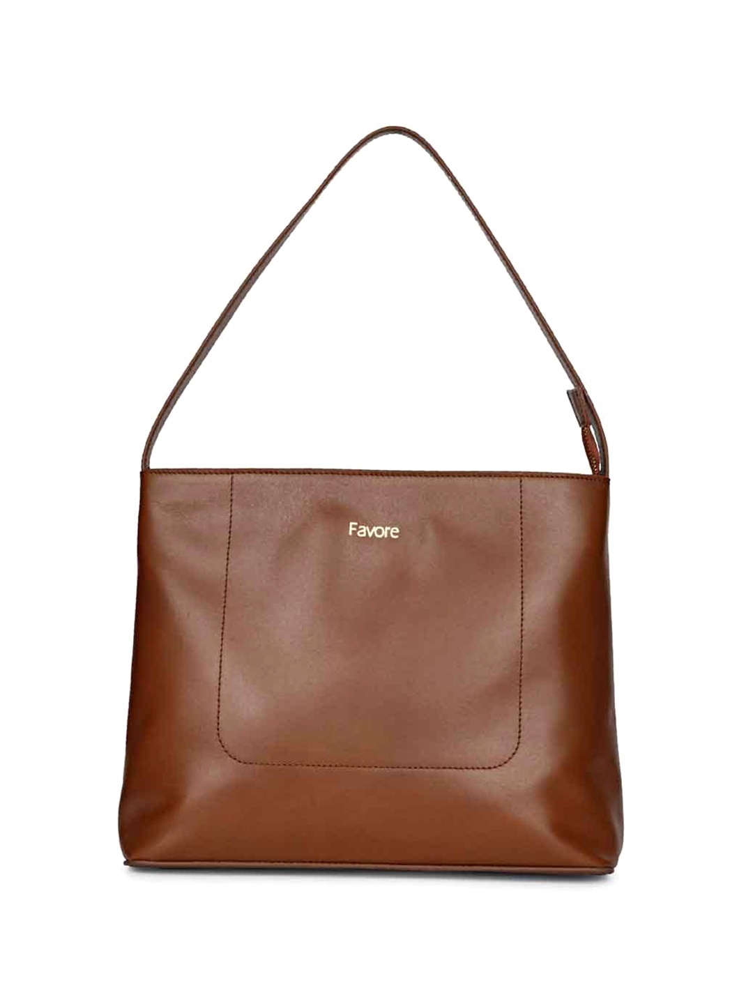 Saint G Textured Leather Handheld Bag, Brown