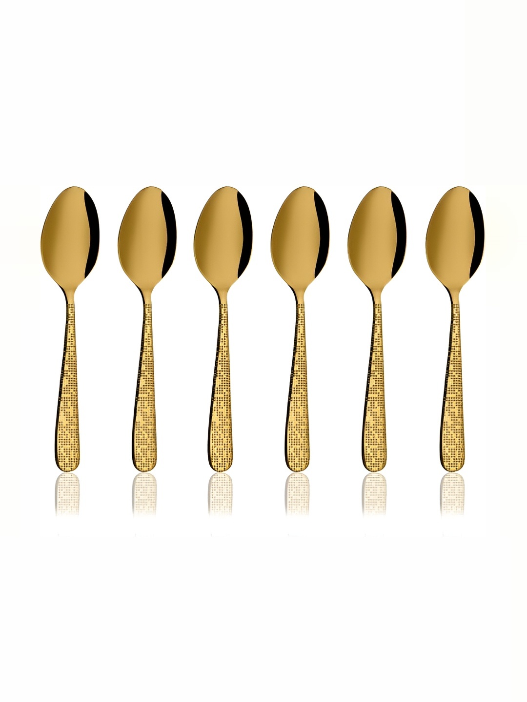 Shri & Sam Monika 6 Pieces PVD Coating With Laser Stainless Steel Coffee Spoons, Gold
Shri & Sam Monika 6 Pieces PVD Coating With Laser Stainless Steel Coffee Spoons, Gold