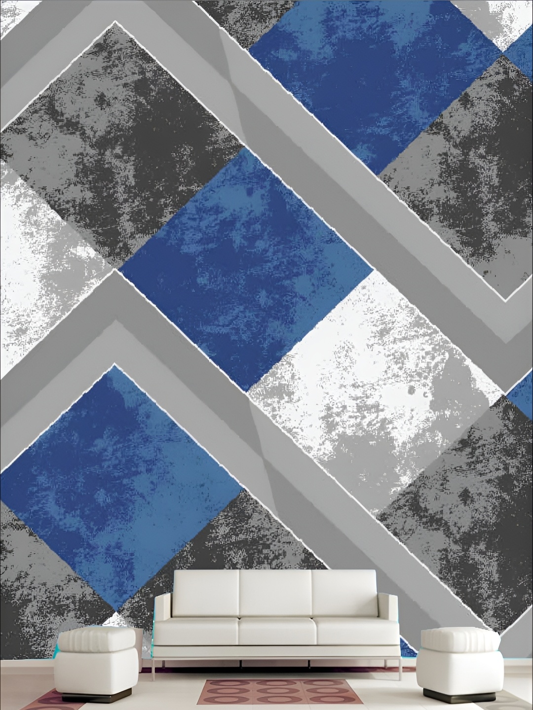 KSHIRSA Grey & Blue Printed Self-Adhesive Laminated Removable Wallpaper
KSHIRSA Grey & Blue Printed Self-Adhesive Laminated Removable Wallpaper