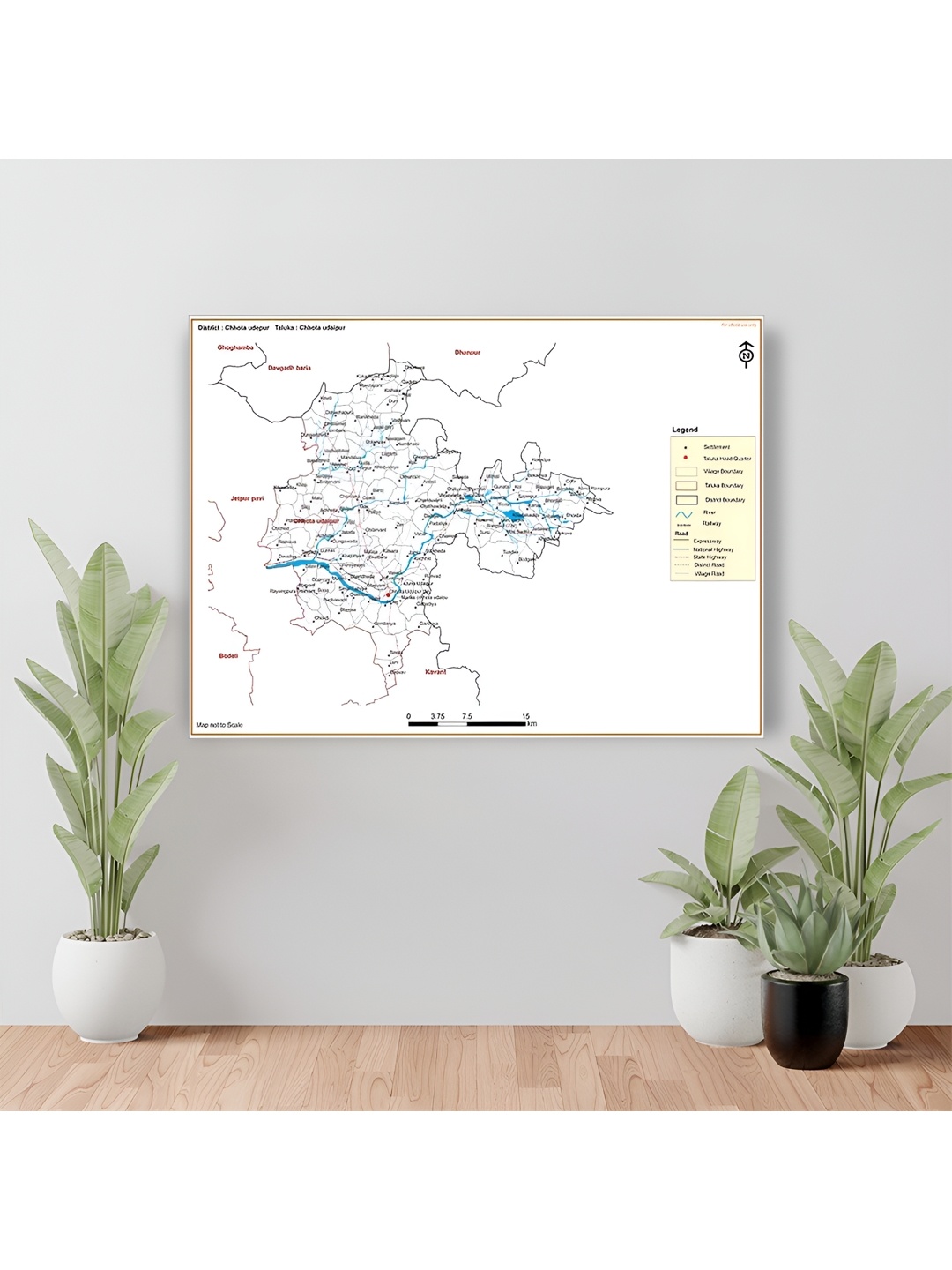 Wallpics White & Black Chhota Udaipur District Map Printed Water Resistant Wall Sticker
Wallpics White & Black Chhota Udaipur District Map Printed Water Resistant Wall Sticker